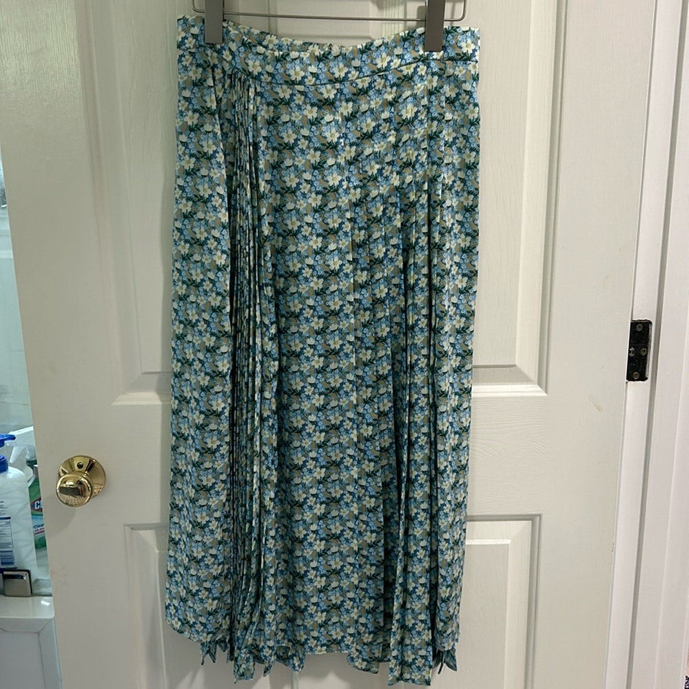 Zara Pleated Midi Skirt